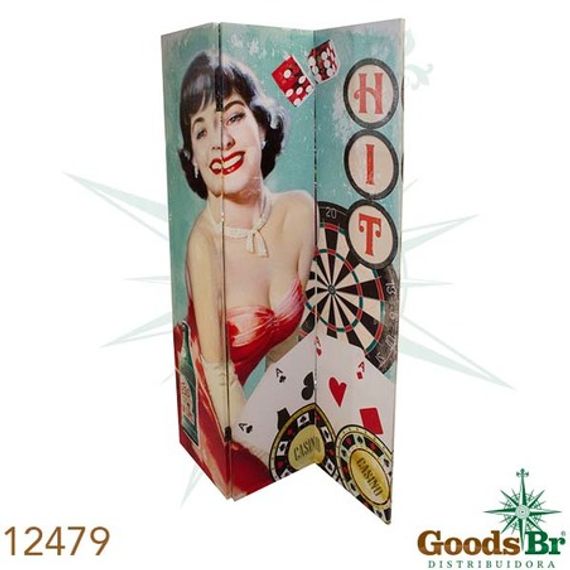 12479 Biombo Pin UP Cassino