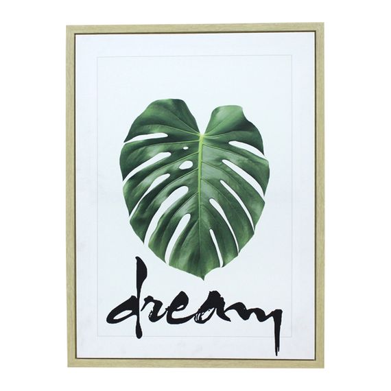 12922 Tela Impressa C/ Mol Folhas Dream