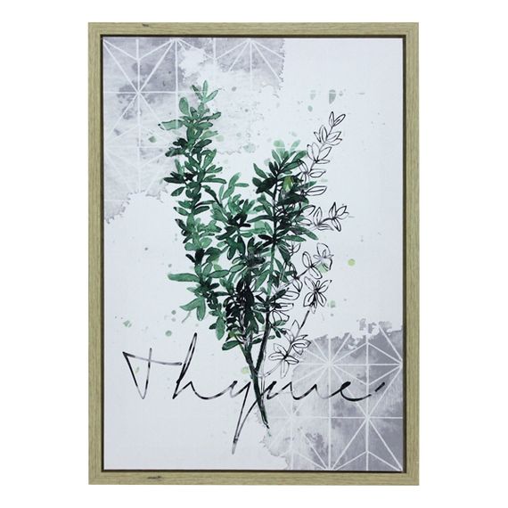 12925 Tela Impressa C/ Mol Folhas Thyme