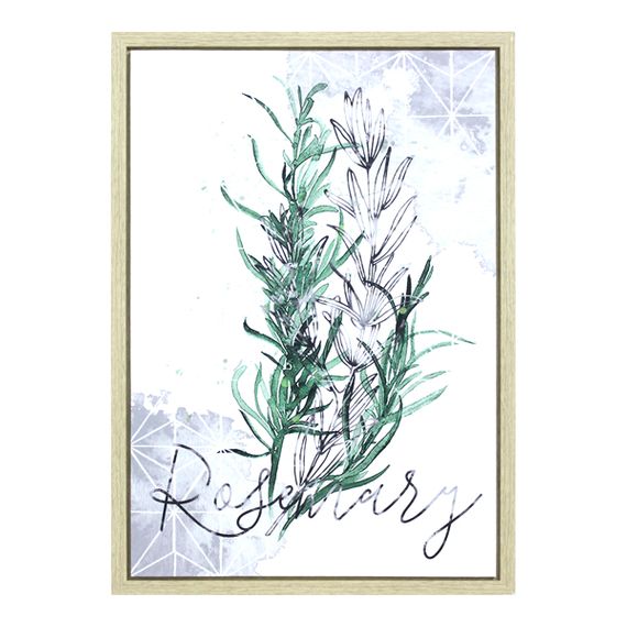12926 Tela Impressa C/ Mol Folhas Rosemary