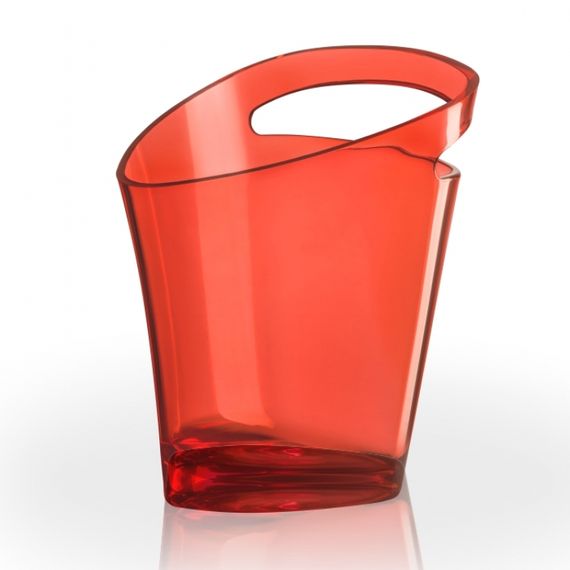 4.3.8 Balde vermelho com alça única - Fundo e paredes reforçadas para evitar dissipação de temperatura