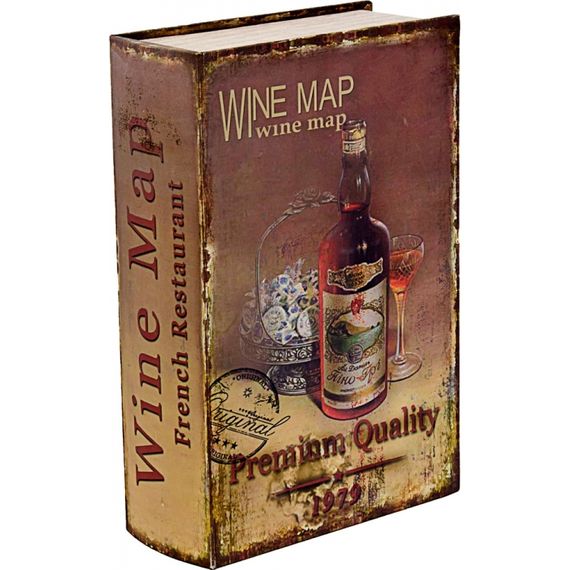 11218 WINE BOX P DUAS GARRAFAS - OLDWAY - 42x28x12cm