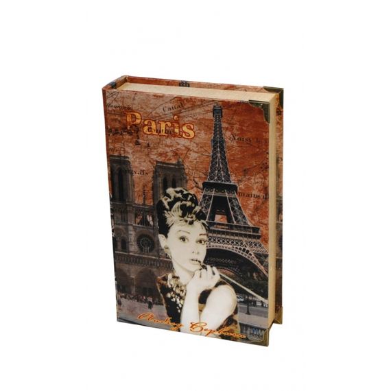 11101 BOOK BOX Cj 2pc SEDA PARIS AUDREY OLDWAY 33x22x7cm