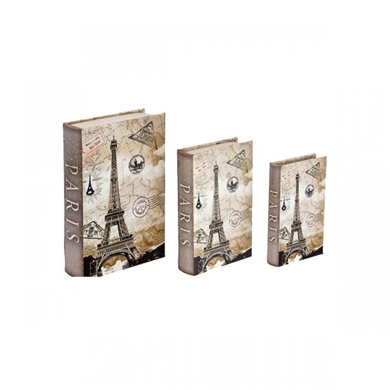 11217 BOOK BOX CJ3PC SEDA EIFFEL CARIMBO PASS OLDWAY 30x21