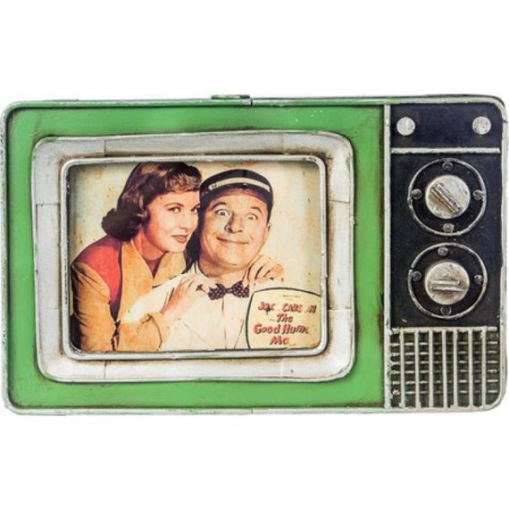 47156 Porta Retrato Mini TV Verde