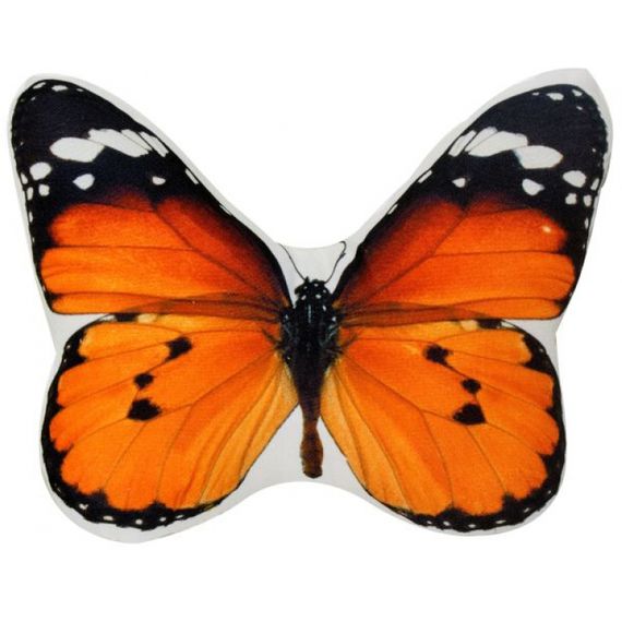 115015 kit Almofada Borboleta Amarela C/Preto - 2 Peças