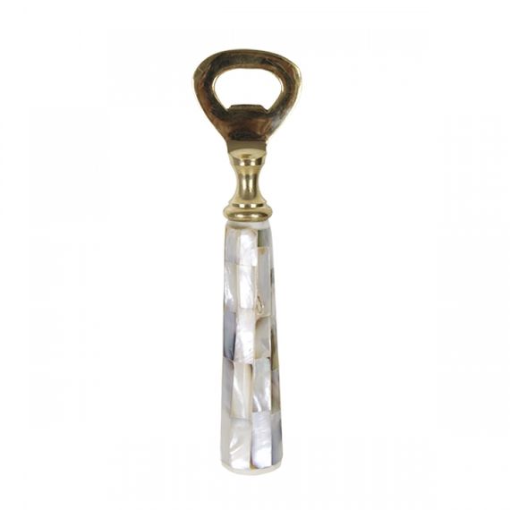 36125 Abridor de Garrafa Bronze Cabo Madre Pérola