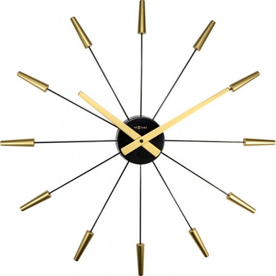 153057 Relógio de Parede Plug Inn Gold Nextime