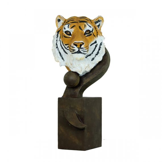 100064 Escultura Tigre Bengala Natural