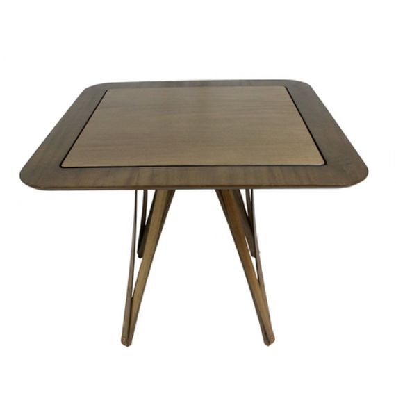 158037 Mesa Quadrada Jogos Tampo Reversível