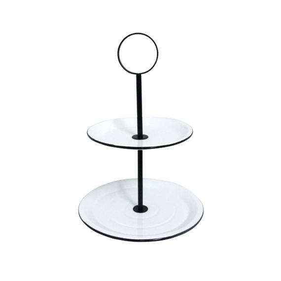 164010 Fruteira de Mesa 2 Andares Branca