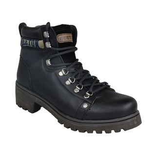 Bota Worker Gancho Feminina Couro Beeton Ranee 015 Adventure Cano médio