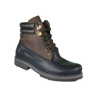 Bota Coturno Couro Beeton Masculina Brooklyn Strong 414 Solado de Borracha