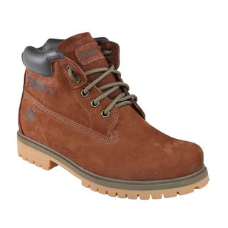 Bota Coturno Couro Beeton Masculina Cat Strong 406 Solado de Borracha