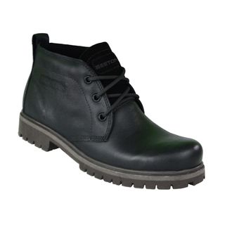 Bota Coturno Couro Beeton Masculina Chukka Boot Strong 404 Solado de Borracha