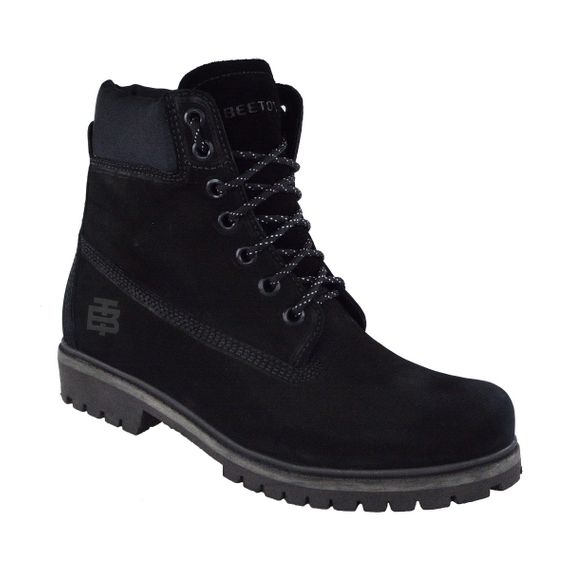 Bota Coturno Couro Beeton Masculina Yellow Boot Strong 408 Solado de Borracha
