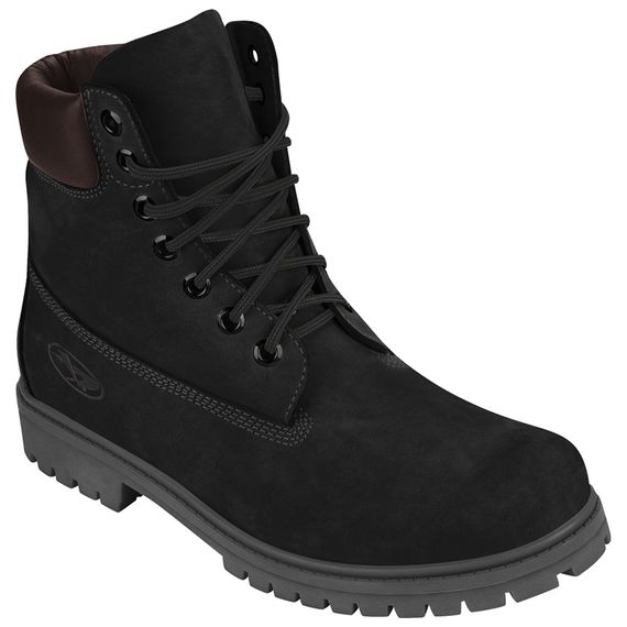 Bota Coturno Couro Masculina Beeton PRO Strong 407N Com Biqueira de Aço, Palmilha Antiperfuro e Solado de Borracha
