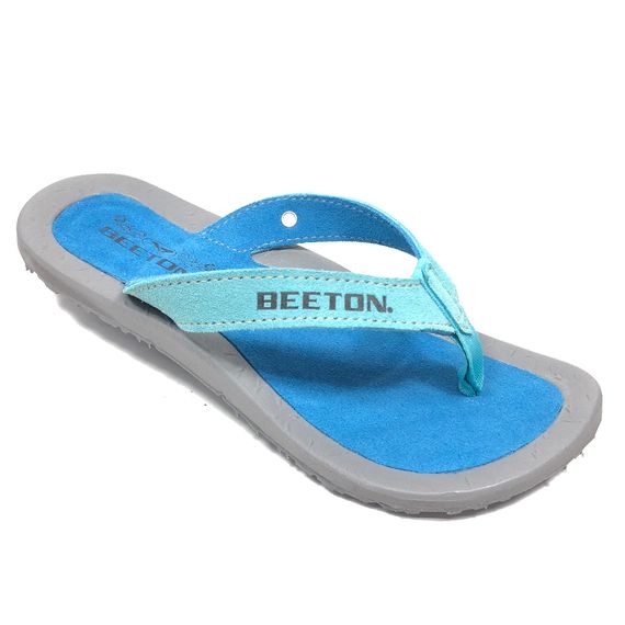 Chinelo Couro Camurça Feminino Beeton Canay 01