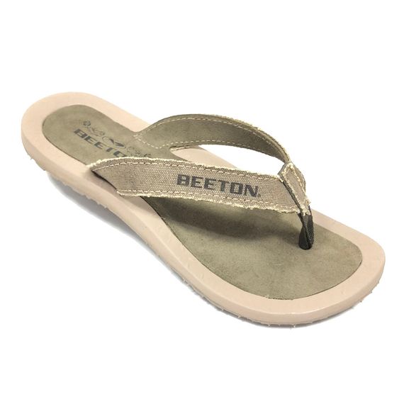 Chinelo Couro Camurça Feminino Beeton Canay 02