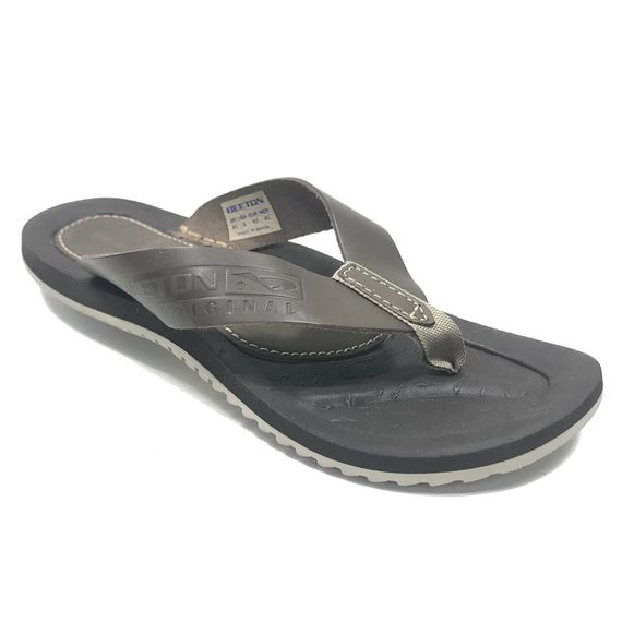 Chinelo Couro Masculino Beeton Malibu 01