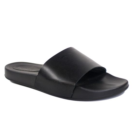 Chinelo Couro Masculino Beeton Slide M 01