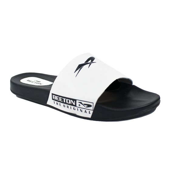 Chinelo Couro Masculino Beeton Slide M 01