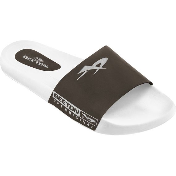Chinelo Couro Masculino Beeton Slide M 01