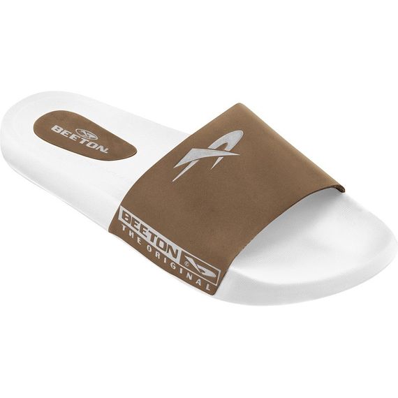 Chinelo Couro Masculino Beeton Slide M 01