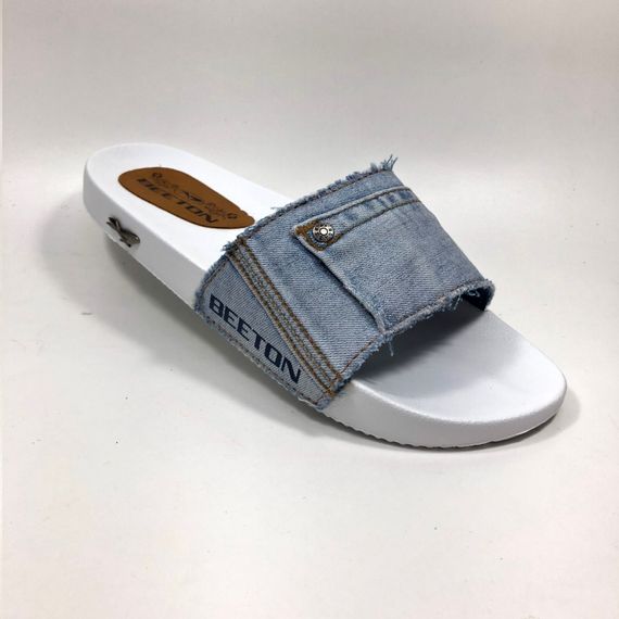 Chinelo Jeans Masculino Beeton Slide M 01
