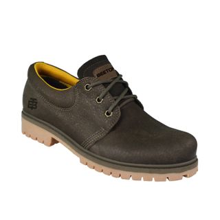 Sapato Couro Beeton Masculino Strong 402 Solado de Borracha