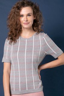 Blusa Tricô Grid Tranças | Twin-Set | Bi407