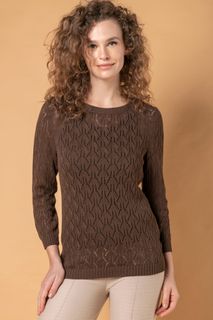 Blusa Tricô Renda Manga 3/4 | Bi395