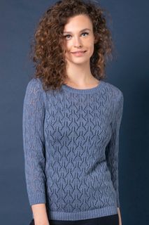 Blusa Tricô Renda Manga 3/4 | Bi395