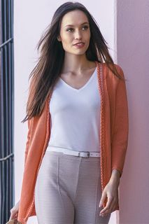 Cardigan Tricô Detalhe Trança | Cv389