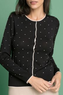 Cardigan Tricô Poá Classic | Twin-Set | Cv368