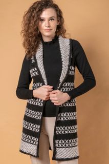 Colete Tricô Visual Artesanal | Ci215