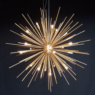 Pendente Ouriço 100Cm Ø - Dourado