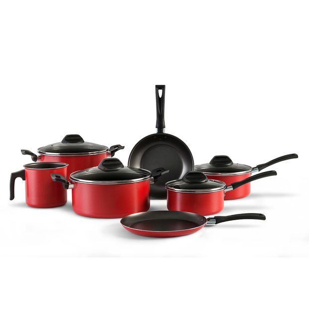 Conj Panelas 7Pcs Garlic Vrm Brinox