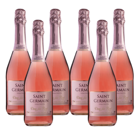 Kit Espumante Saint Germain Demi Sec Rosé