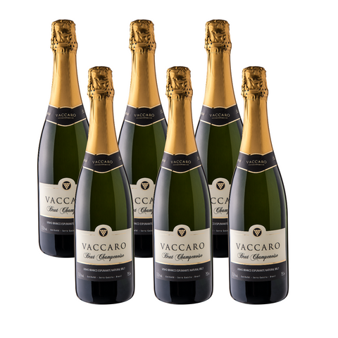 Kit Espumante Vaccaro Brut Champenoise - Compre 5 Leve 6