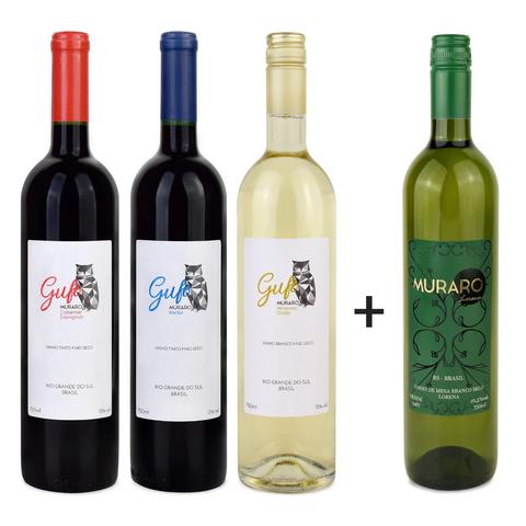 Kit Vinho Muraro Gufo - GANHE 1 LORENA