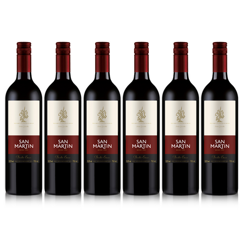 Kit Vinho San Martin Bordo Seco