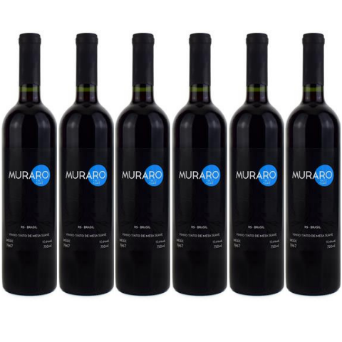 Kit Vinho Tinto Muraro Suave