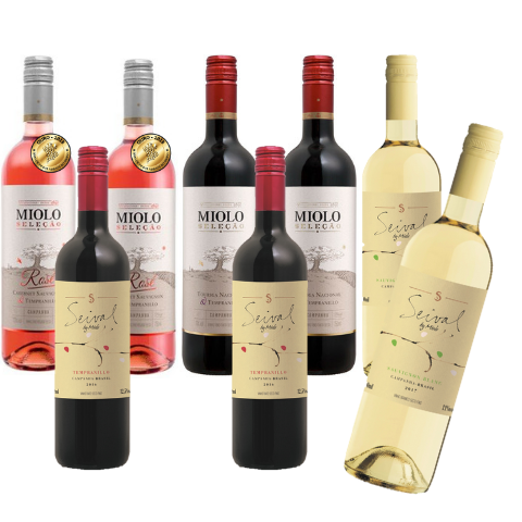 Kit Vinhos da Campanha - Compre 7 Leve 8