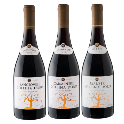 Kit Vinhos Tintos Collina D'oro