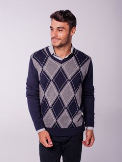 Suéter Intarsia