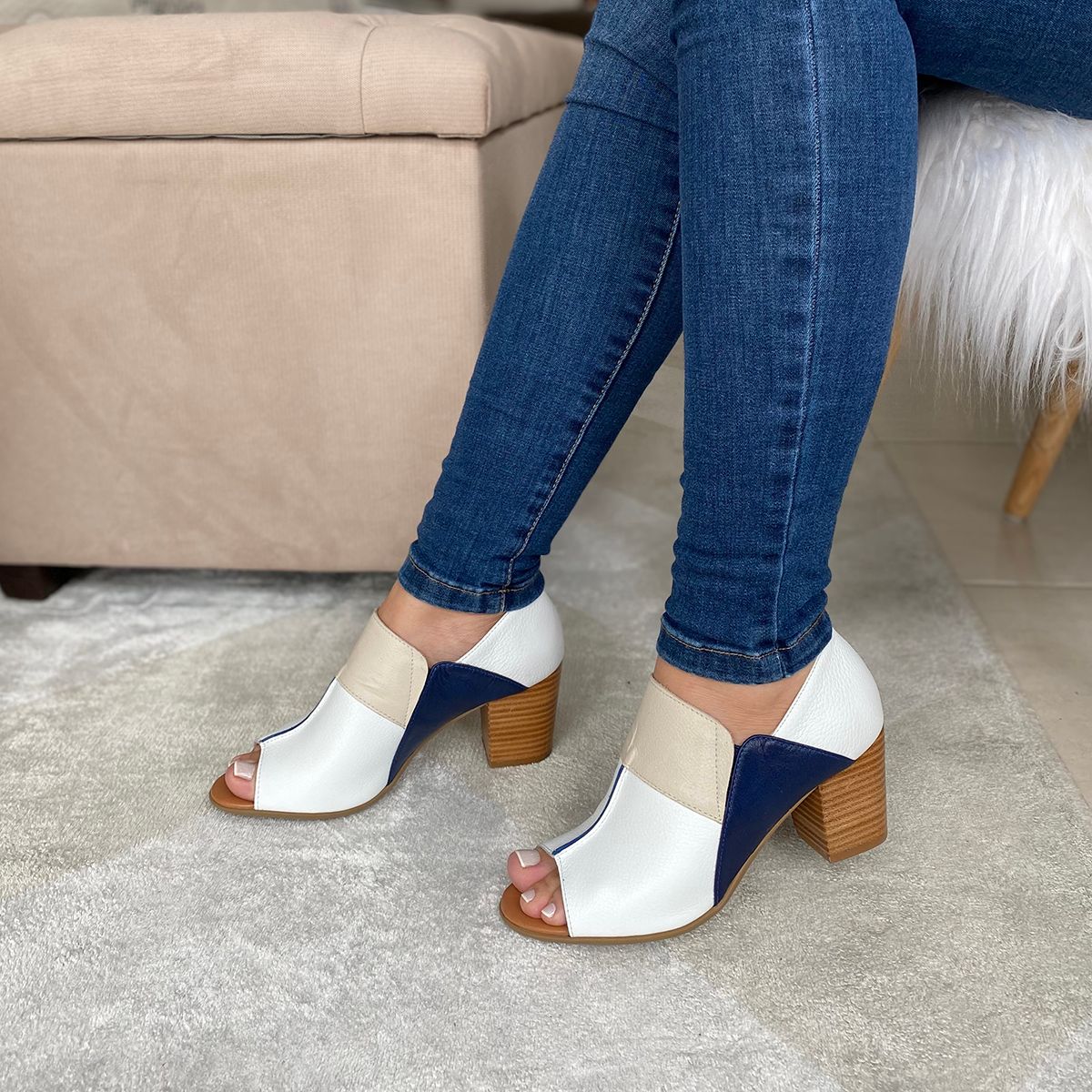 Sapatos femininos em couro, excelente qualidade. | Fino Raro - Site 100%  seguro.