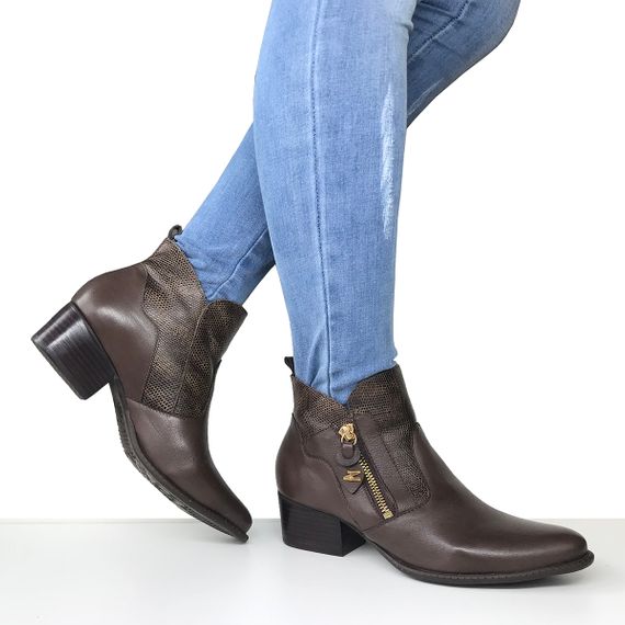 Bota Cano Curto Casual Dina Mirtz
