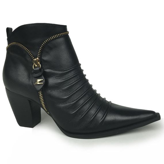 Bota Dina Mirtz Country Zíper e Rugas