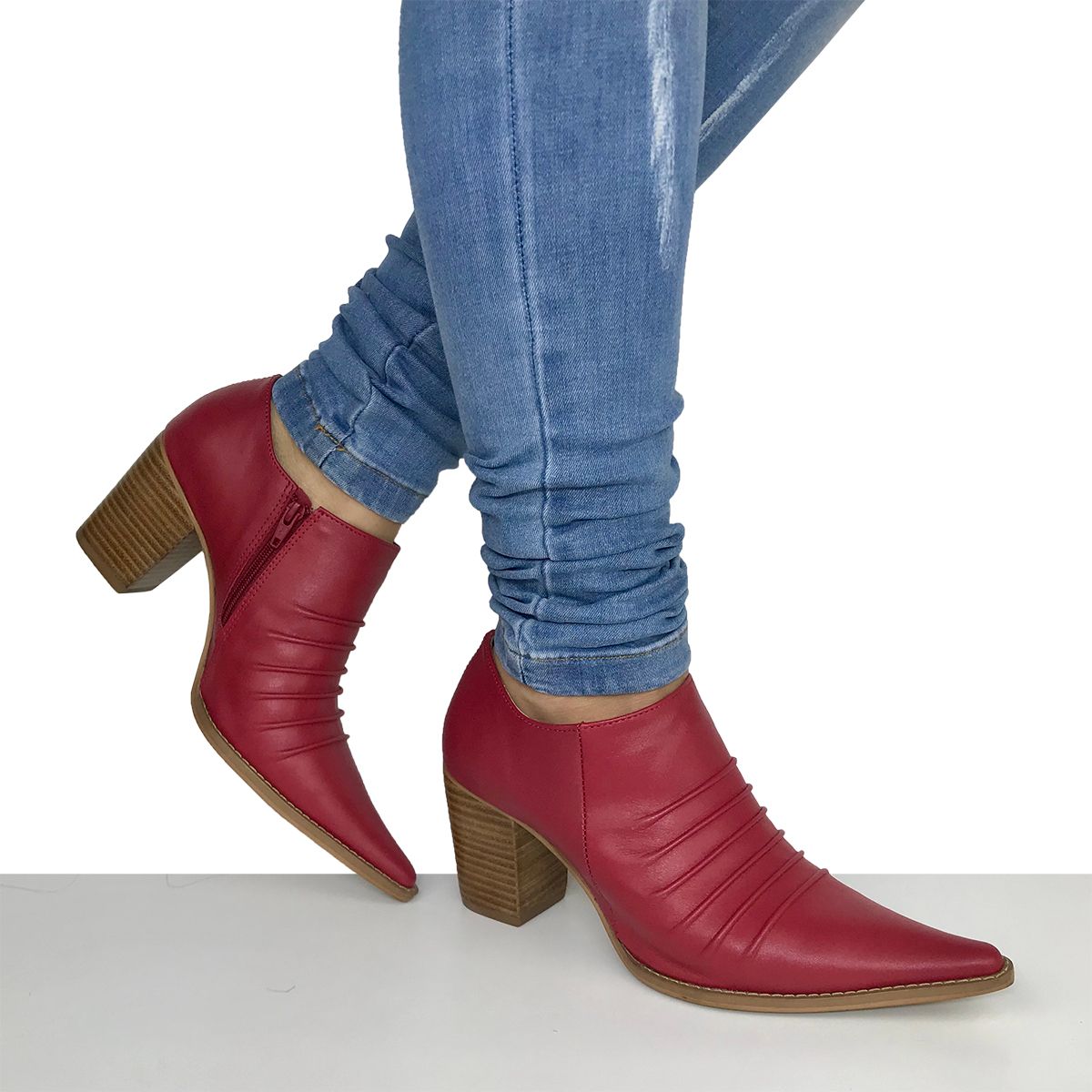 sapato feminino com salto grosso
